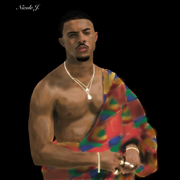 VGOS1's tweet image. Art of the Day: "Diggy Simmons". Buy at: ArtPal.com/Realcole98?i=9…