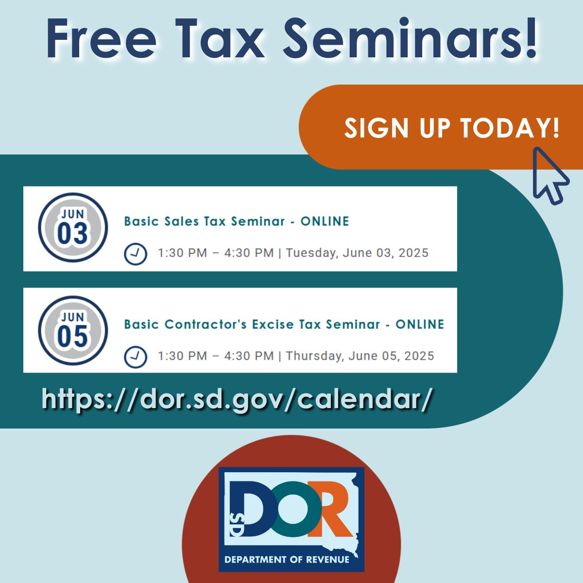 Check out these free upcoming tax seminars on June 3rd and 5th. Sign up today! buff.ly/GreTWZ3