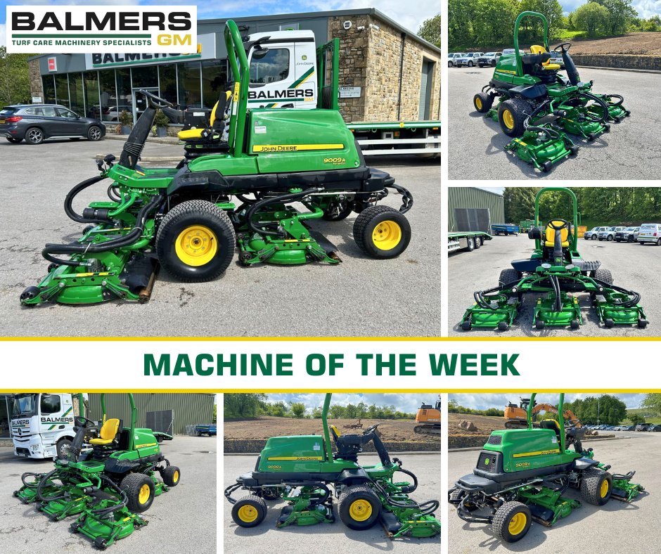 🟢🟡MACHINE OF THE WEEK🟢🟡

Used John Deere 9009A terrain-cut rough mower with five independent rotary decks and an impressive 9ft with of cut

This machine will be serviced &amp; workshop prepared prior to sale, finance and delivery available

▪️978 hours
▪️2021 year
▪️£34,995 +vat