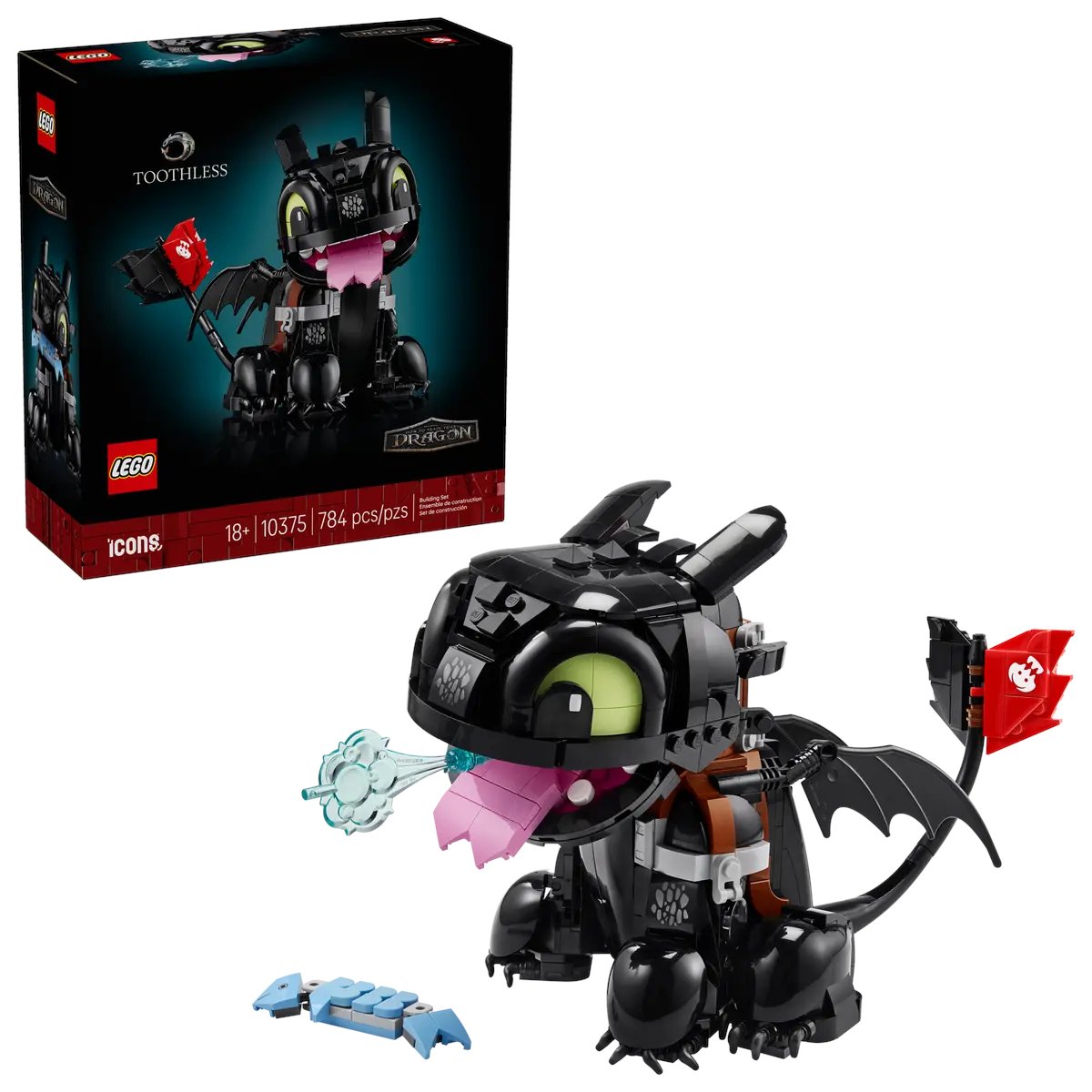 LEGO Icons How to Train Your Dragon - Toothless set announced and up for preorder at the LEGO Store ($69.99, out July 1) zdcs.link/aebPZ6