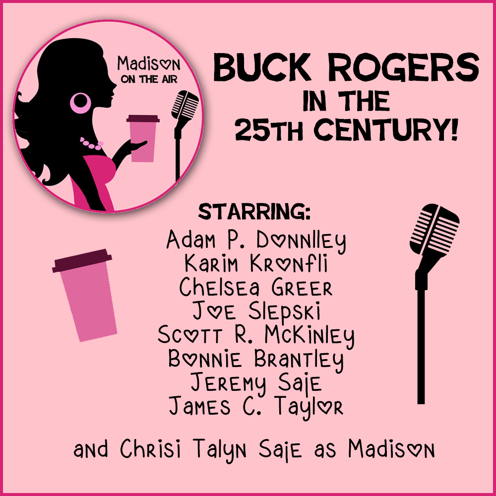 We just premiered our take on the very first sci-fi show ever on radio featuring this ah-mazing cast! "Buck Rogers in the 25th Century"  #NowPlaying! linktr.ee/madisonontheair

#OldTimeRadio #audiofiction #audiodrama #fictionpodcast #madisonontheair #buckrogers