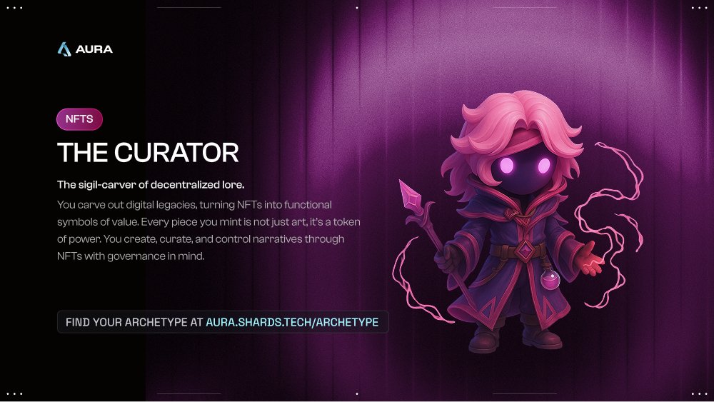 gem_detecter's tweet image. Just grabbed an NFT from @ShardsOfficial for only $1.50 — and it gives access to future lottery-style campaigns.

The Aura will scan your on-chain activity, analyze your wallet, and assign an exact tier to your Archetype NFT.

The more badges you mint, the higher your chances of…