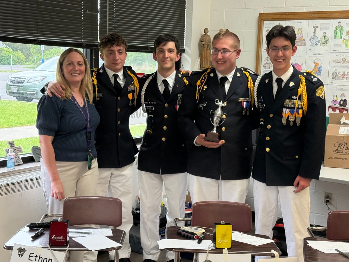 cbaalbany's tweet image. Congrats to CBA Masterminds who placed 2nd/26 teams on 5/29 in the championships! Led by Mrs. Calderon; Thomas Campbell ’26, Jameson Dalpe ’26, Ethan Calderon ’26 & Matthew Daus ’26 had an amazing season filled with determination, teamwork & academic excellence. Go Brothers!