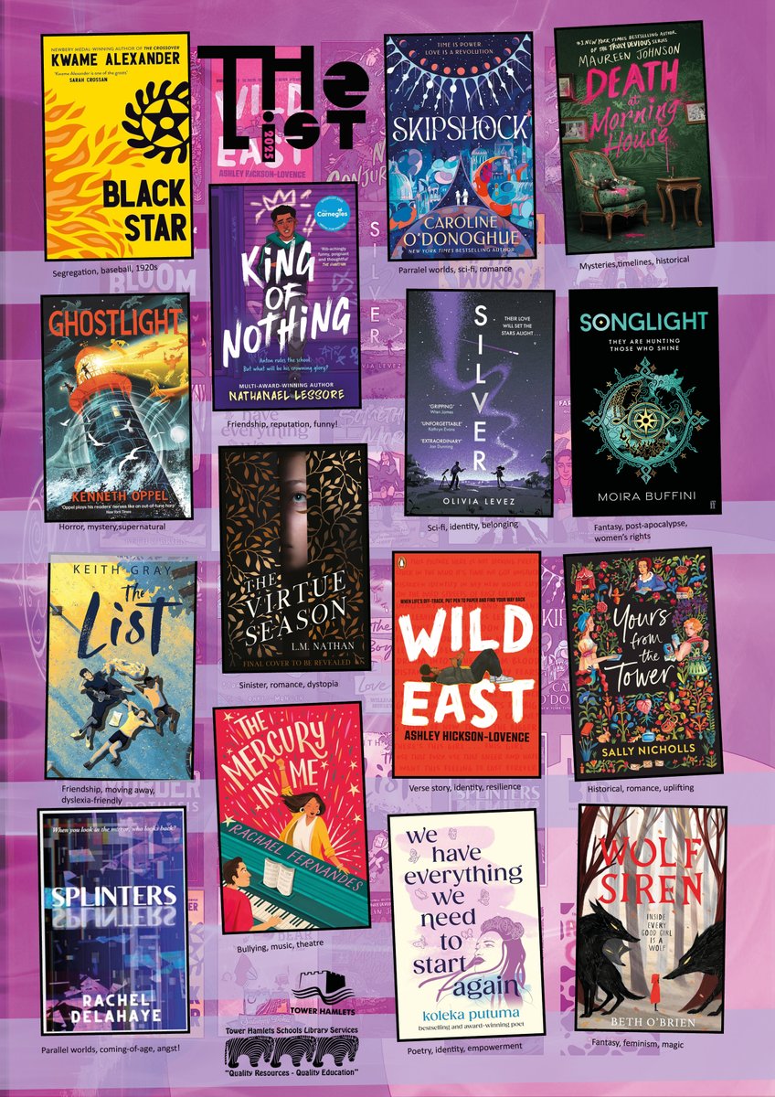 📚✨THe list 2025 — the ultimate teen book list from Tower Hamlets Schools Library Service — Packed with some of the best reads for young people this year. There’s something for everyone! 

#TheList2025 #TeenReads #YABooks #TowerHamletsSLS #SLSUK