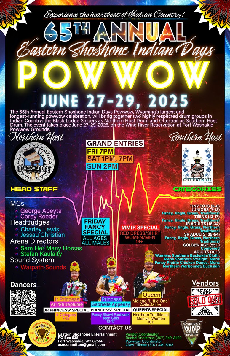alejsilva's tweet photo. June is a busy month for the Eastern Shoshone Tribe as it hosts Wyoming's largest #powwow https://t.co/z64apWJeak https://t.co/Q8bnoSmUFn