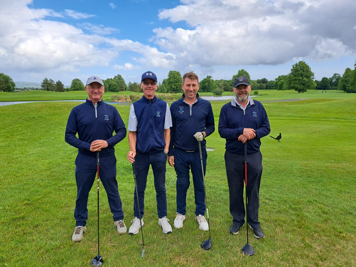 The Jimmy Bruen Away Team who played so well in Mount Juliet. 

Well done Murt Joyce, JP Cullen, Sean Kinsella &amp; Keith Deacon 👏 👏⛳️⛳️
#rosslaregolflinks