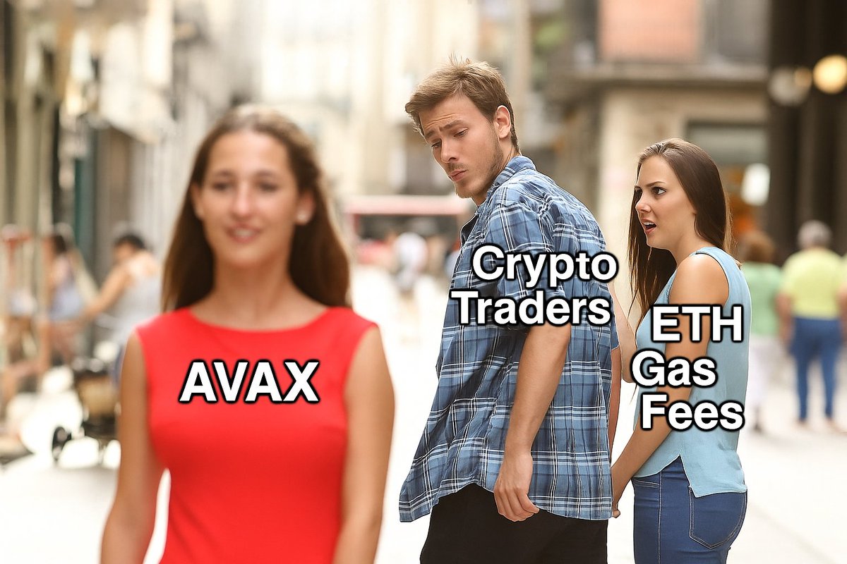 memes_avax's tweet photo. When you’re tired of paying $60 just to move tokens… and then you see AVAX with 2¢ fees 🤩🔥
#AVAXSeason #CryptoMeme #GasFeeEscape #Avalanche https://t.co/QL9Msz5D0n
