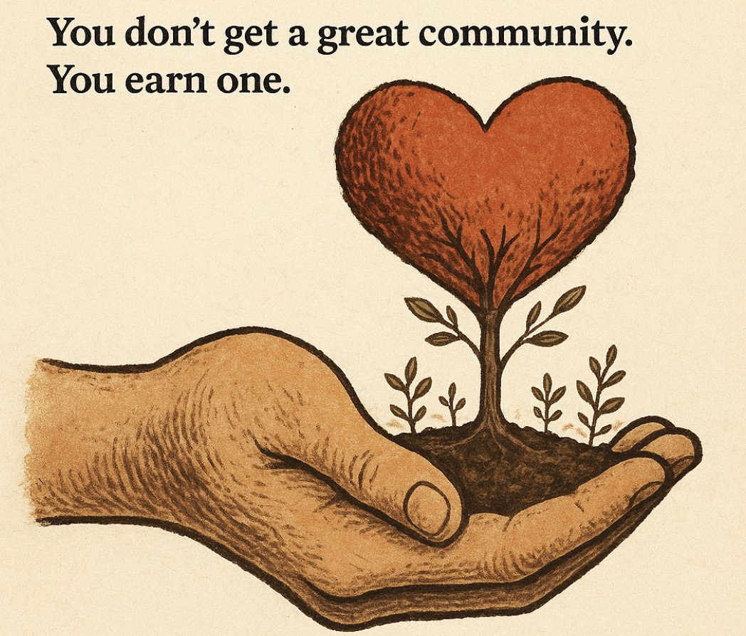 Everyone wants a “strong community.”

But if your project has no soul, no story, no reason to belong…

why would people stick around?

You don’t get a great community.

 You earn one. 🫶

What's your story?