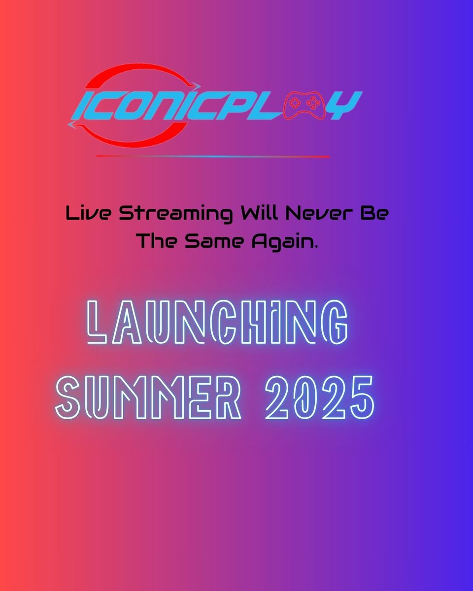 IconicPlaygg's tweet photo. We’re pushing the IconicPlay launch to Summer 2025.

Why? Because we want to get this right. From smoother bookings to better host tools, we’re making key improvements behind the scenes — all to make sure you get the best experience possible.

This extra time means:
🎮 A better platform for creators
💬 Smoother chat and booking flow
🏆 Stronger security + features for everyone

Thank you for sticking with us.
We’re almost there — and it’s going to be worth the wait. 🎉