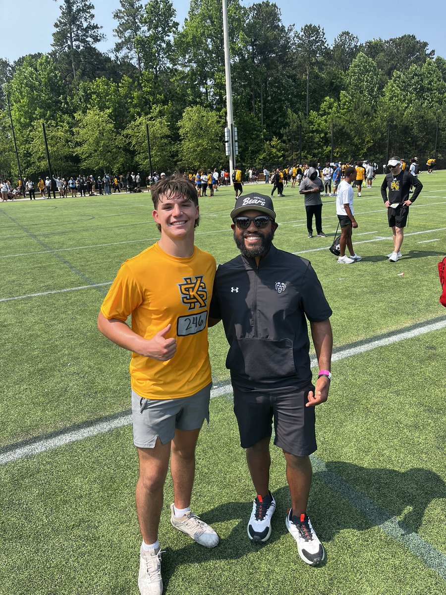 Korbyn Jarrett (@korbynjarrett26) on Twitter photo Had a great convo with <a href="/CoachJones_25/">Fred Jones</a> can’t wait to be at <a href="/MercerFootball/">Mercer Football</a> tomorrow for their mega camp! <a href="/coach_andyscott/">Andy Scott</a> <a href="/WHSWildcatFB/">Woodland Wildcats Football</a> <a href="/CoachNava7/">Santi Nava</a> <a href="/RecruitGeorgia/">Recruit Georgia</a> <a href="/NwGaFootball/">NwGa Football</a> Had a great convo with <a href="/CoachJones_25/">Fred Jones</a> can’t wait to be at <a href="/MercerFootball/">Mercer Football</a> tomorrow for their mega camp! <a href="/coach_andyscott/">Andy Scott</a> <a href="/WHSWildcatFB/">Woodland Wildcats Football</a> <a href="/CoachNava7/">Santi Nava</a> <a href="/RecruitGeorgia/">Recruit Georgia</a> <a href="/NwGaFootball/">NwGa Football</a>