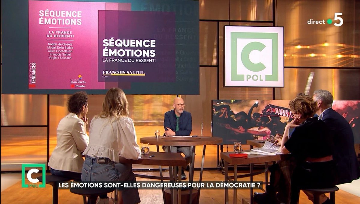Fondation Jean-Jaurès (@j_jaures) on Twitter photo 📙 <a href="/fsaltiel/">François Saltiel</a>, coauteur de « Séquences émotions », était sur <a href="/CPolF5/">C Politique</a> pour évoquer notre Cahier de tendances consacré aux ressentis.
Le livre avec les <a href="/EditionsdelAube/">Éditions de l'Aube</a> : jean-jaures.org/publication/se…
Le replay : france.tv/france-5/c-pol… 📙 <a href="/fsaltiel/">François Saltiel</a>, coauteur de « Séquences émotions », était sur <a href="/CPolF5/">C Politique</a> pour évoquer notre Cahier de tendances consacré aux ressentis.
Le livre avec les <a href="/EditionsdelAube/">Éditions de l'Aube</a> : jean-jaures.org/publication/se…
Le replay : france.tv/france-5/c-pol…