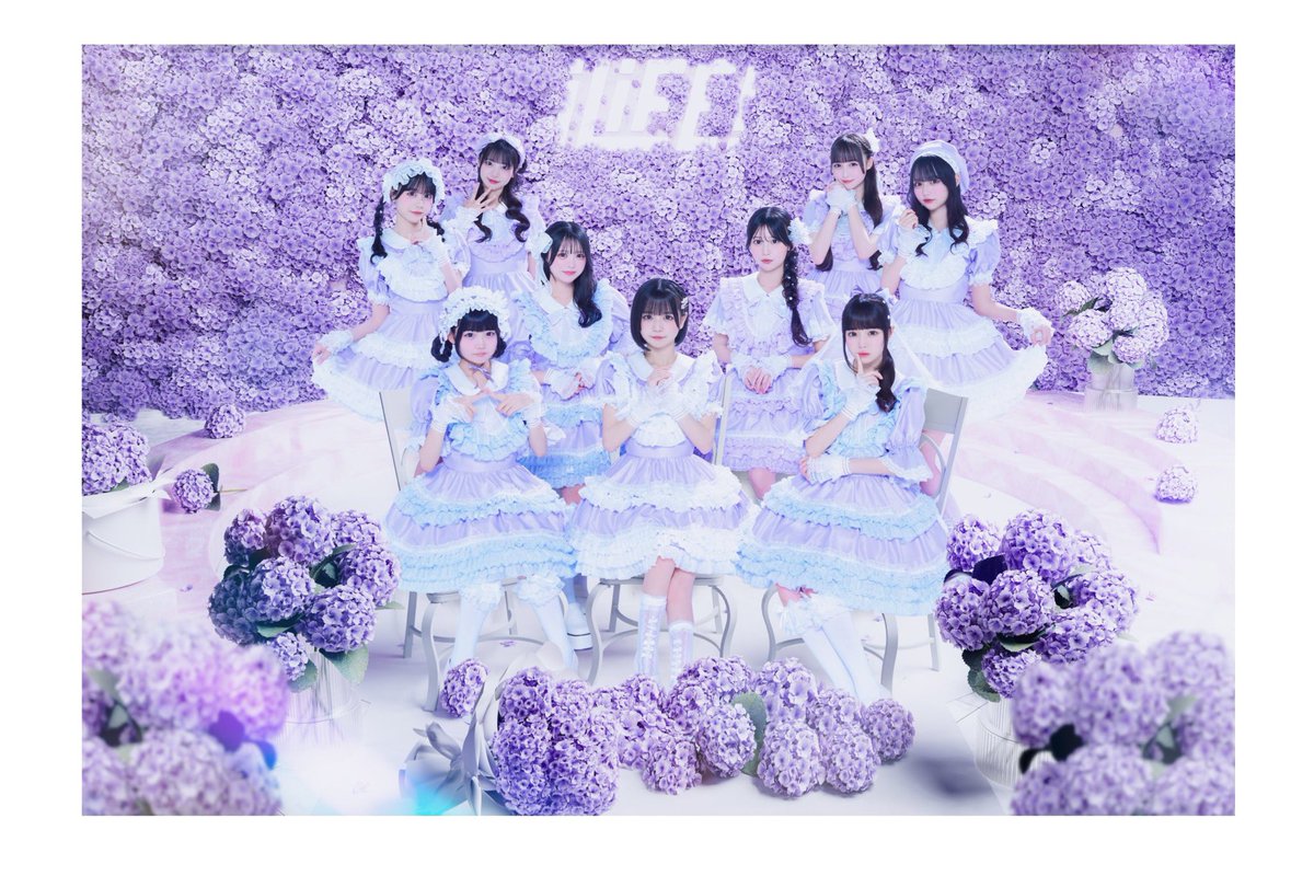 iLiFE ちゃんの紫陽花色衣装 かわいすぎる~૮₍ ̥⎽ ̫ ⎽ ̥₎ა💙💜