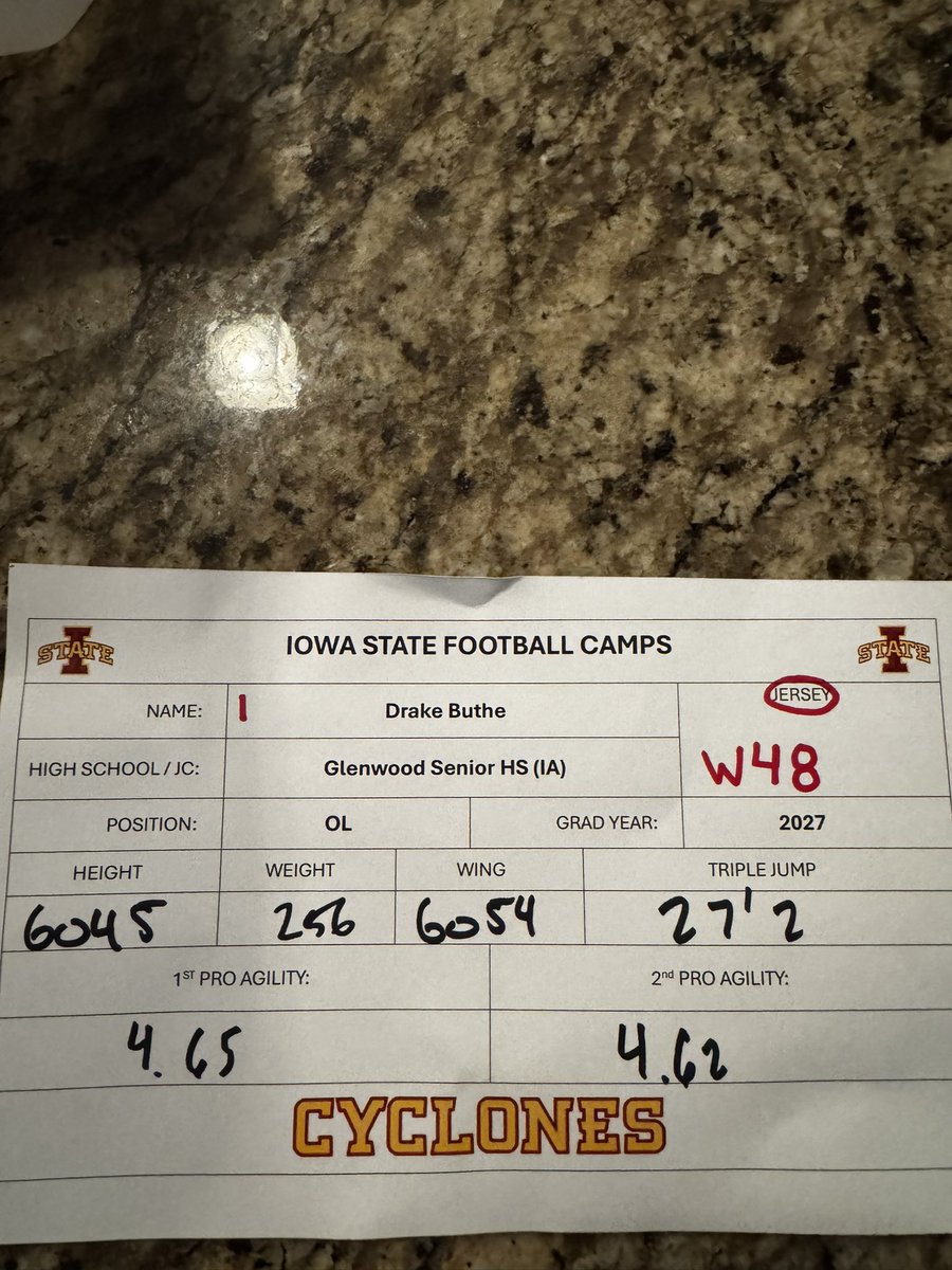 Drake Buthe (@buthedrake) on Twitter photo Had a great camp at Iowa State yesterday! Grateful to learn from some of the best ‼️ <a href="/RyanClanton/">Ryan Clanton</a> <a href="/CoachRasheed/">Eli Rasheed</a> <a href="/ISUMattCampbell/">Matt Campbell</a> <a href="/CycloneFB/">Iowa State Football</a> <a href="/TrentSlattenow/">Trent Slattenow</a> Had a great camp at Iowa State yesterday! Grateful to learn from some of the best ‼️ <a href="/RyanClanton/">Ryan Clanton</a> <a href="/CoachRasheed/">Eli Rasheed</a> <a href="/ISUMattCampbell/">Matt Campbell</a> <a href="/CycloneFB/">Iowa State Football</a> <a href="/TrentSlattenow/">Trent Slattenow</a>