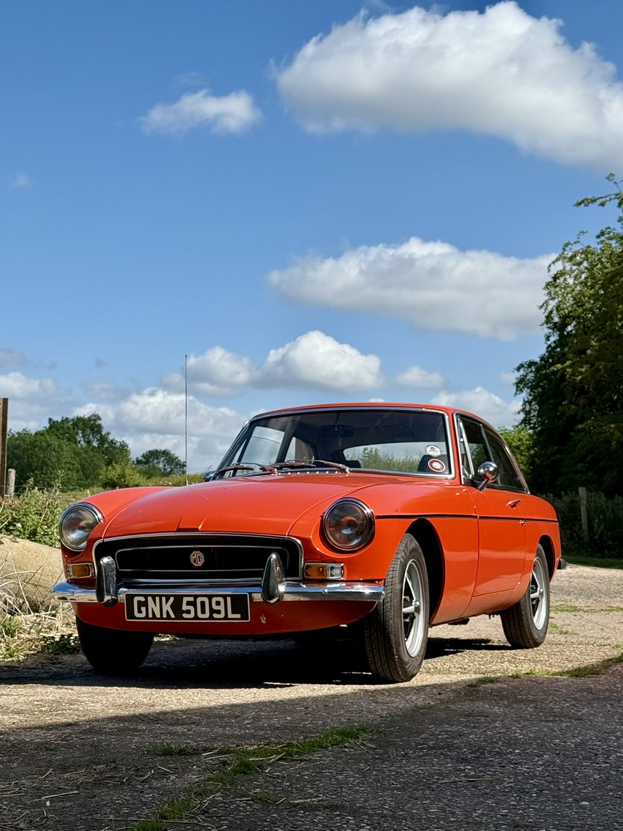 Recent addition to the fleet. Great fun for pottering around on a sunny afternoon #mgb #mgbgt