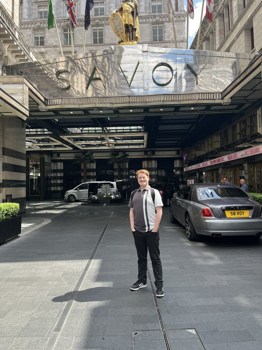 Can’t believe I got the change to perform on stage at <a href="/SavoyTheatreLdn/">Savoy Theatre</a> today! So grateful for this incredible opportunity! #WestEndDebut