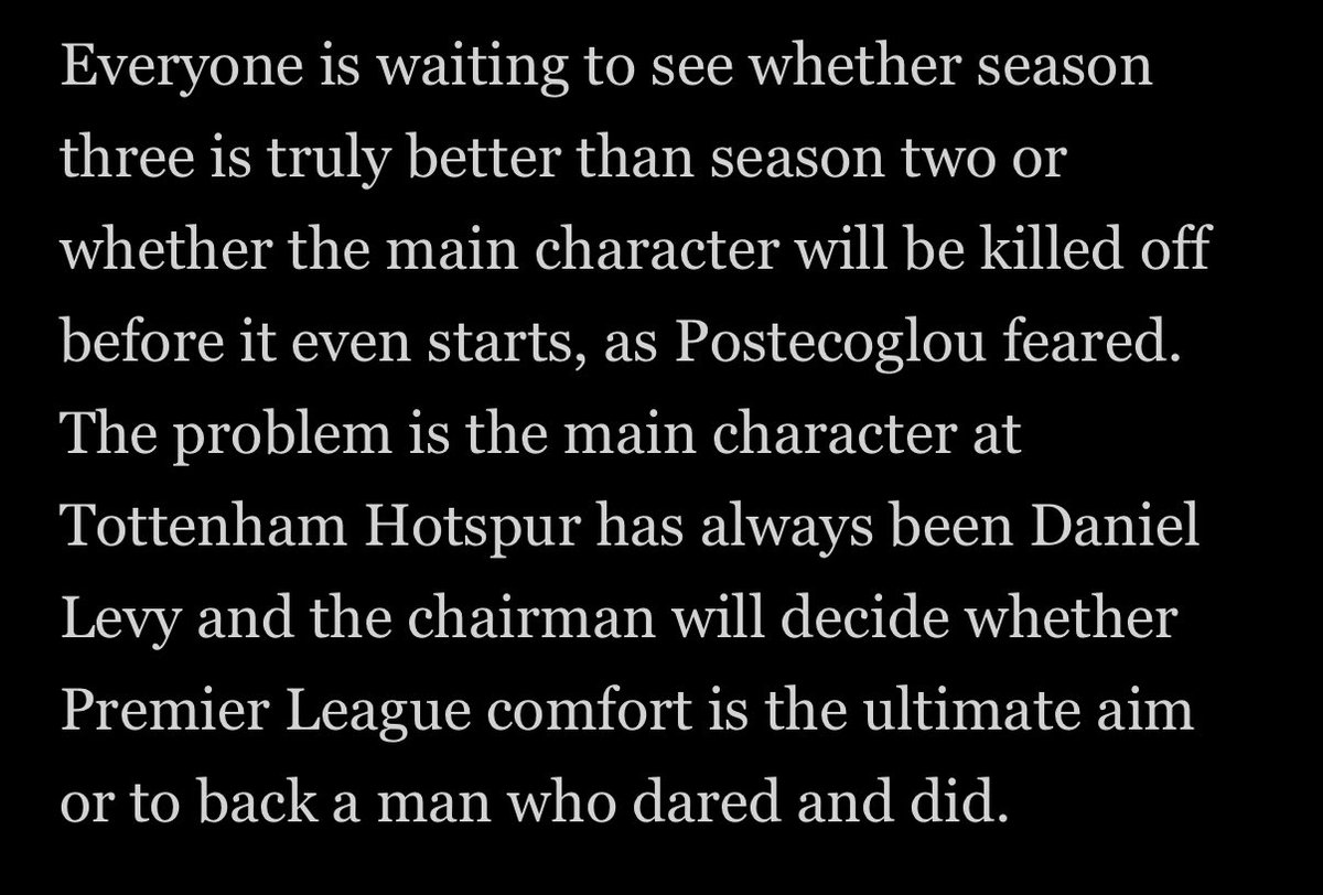 incredible closing paragraph that sums it up perfectly