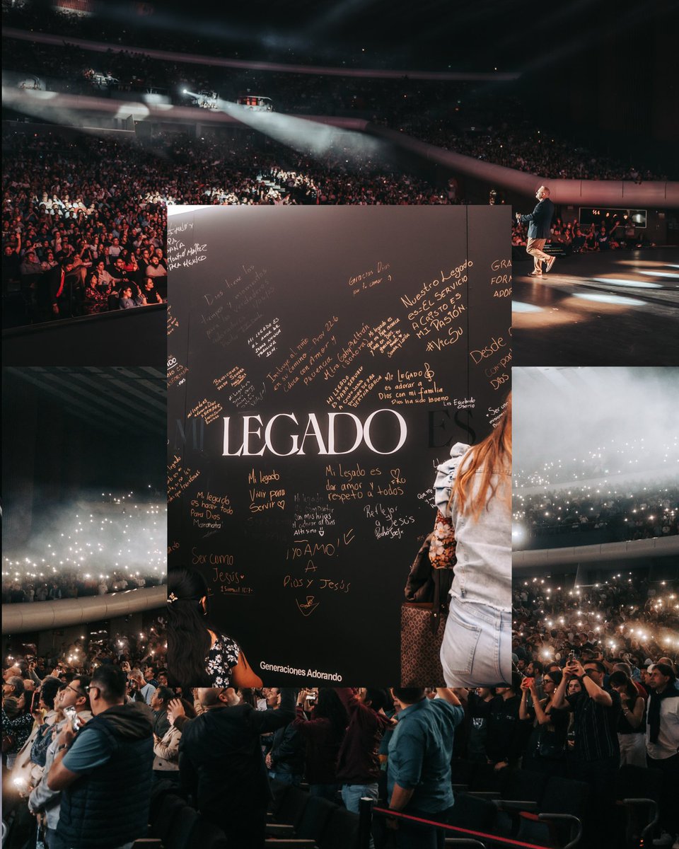 Anoche en el Auditorio Nacional de CDMX vivimos algo que solo Dios puede hacer. Su presencia llenó cada espacio, cada corazón, cada nota. Ver a familias, jóvenes, adultos y abuelos adorando juntos llenó mi corazón de gratitud y gozo.

Gracias por acompañarnos y levantar el nombre