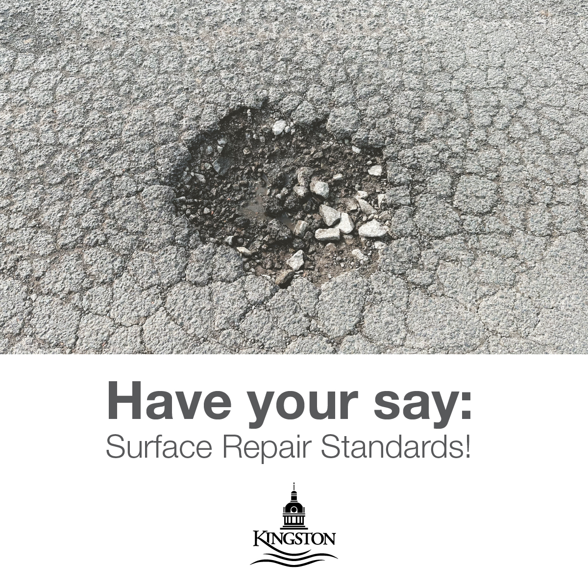 🚨 It’s your last chance to tell us how things like cracks, potholes, and surface repairs affect you! Make sure to fill out the survey by tomorrow: bit.ly/3GQO5Tv