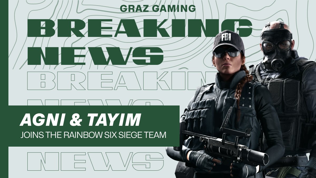 Graz Gaming (@grazgaming) on Twitter photo BREAKING NEWS 📢
Our #RainbowSixSiege squad just got an update:
➕ <a href="/AgniFPS/">Agni</a>
➕ <a href="/TimClickHeads/">TimSon</a>
➖ Opponents’ hopes for quiet matches
With <a href="/DACH_League/">DACH League</a> & <a href="/Meisterschaft_/">Die Meisterschaft | Sommer 2025 | PC</a> playoffs ahead, we’re not just ready – we’re locked in and fully loaded.
Welcome to the team! BREAKING NEWS 📢
Our #RainbowSixSiege squad just got an update:
➕ <a href="/AgniFPS/">Agni</a>
➕ <a href="/TimClickHeads/">TimSon</a>
➖ Opponents’ hopes for quiet matches
With <a href="/DACH_League/">DACH League</a> & <a href="/Meisterschaft_/">Die Meisterschaft | Sommer 2025 | PC</a> playoffs ahead, we’re not just ready – we’re locked in and fully loaded.
Welcome to the team!