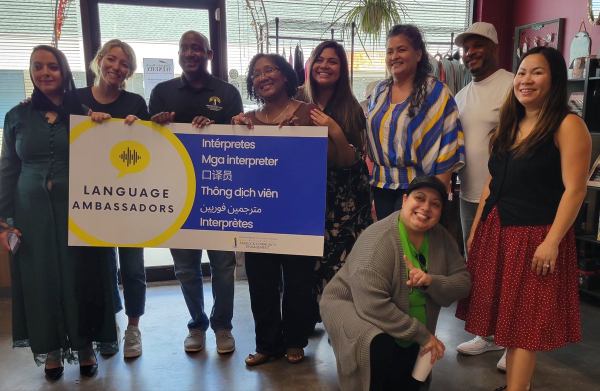 🎉 @VBFACE celebrated the Language Ambassadors with music, food, trivia, and great conversations! We are grateful for all of the 102 employees, representing 16 languages for their service to <a href="/vbschools/">VBSchools</a> families!