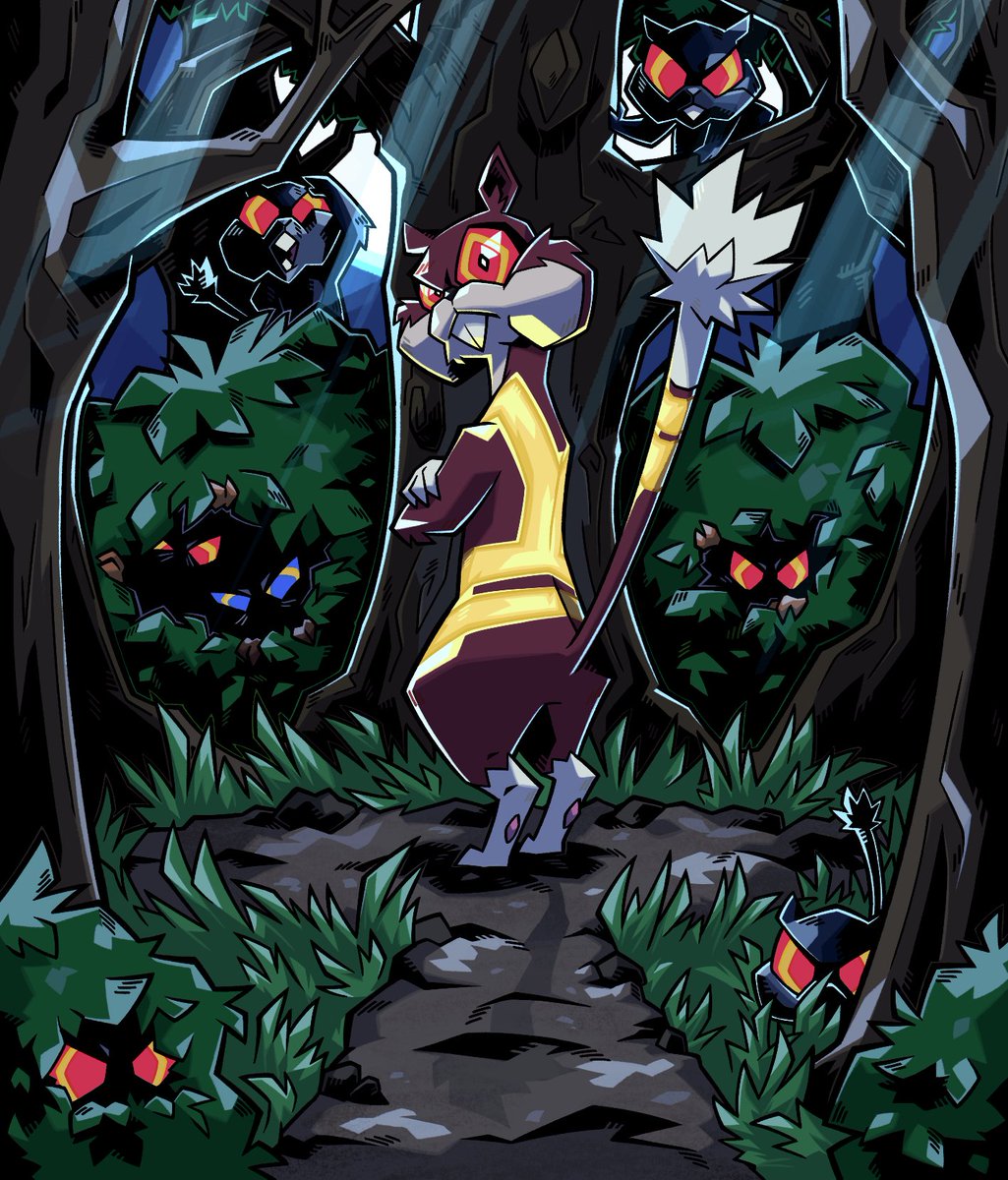 Spotted in the Hidden Grotto. 

My first monthly pokemon illustration! 
#pokemon