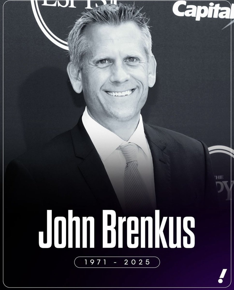 NOOOO!!! Damn. So sorry to see this today about John Brenkus. We did a lot of work together on his Sport Science show back in the day and was one of the best to do his craft. My heart goes out to his family. RIP JB 🙏🙏