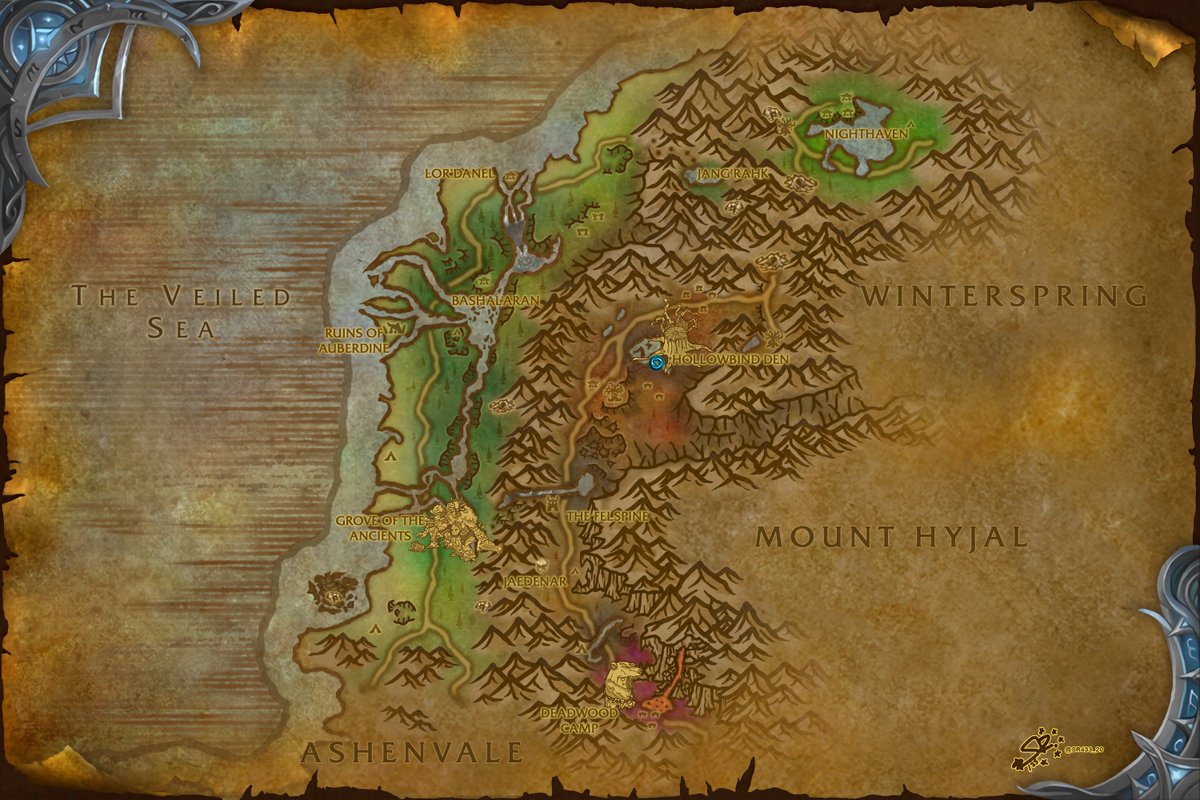 Zafarak (@zafarak_) on Twitter photo Old World Revamp | Hollowrest 🪵
This series overhauls the old world both visually and narratively. For this revamp, Moonglade, Felwood and Darkshore got merged into one zone called Hollowrest.
Let me know your thoughts and please check out the map maker <a href="/SR433_20/">Santiago Reyes 🌎</a> ! Old World Revamp | Hollowrest 🪵
This series overhauls the old world both visually and narratively. For this revamp, Moonglade, Felwood and Darkshore got merged into one zone called Hollowrest.
Let me know your thoughts and please check out the map maker <a href="/SR433_20/">Santiago Reyes 🌎</a> !