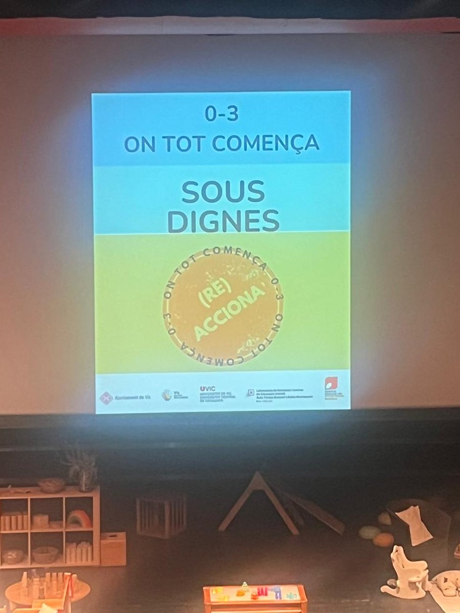 📍 Dissabte vam ser a Vic a la Jornada “0-3: On tot comença”. A la FEUSOC exigim la revisió del Decret 282/2006 per garantir un 0-3 educatiu, universal i digne.
🔴 No podem educar el futur amb normes del passat.