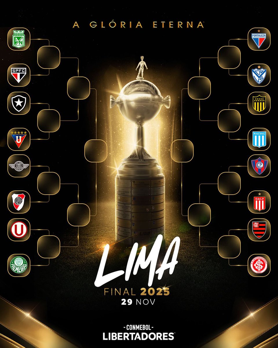 São Paulo FC (@saopaulofc) on Twitter photo Assim ficou o chaveamento das oitavas de final na <a href="/LibertadoresBR/">CONMEBOL Libertadores</a>!
O Tricolor enfrentará o Atlético Nacional, da Colômbia.
✈️ IDA
Atlético Nacional (COL) x São Paulo
🏠 VOLTA
São Paulo x Atlético Nacional (COL)
A tabela detalhada, com datas e horários dos jogos, será Assim ficou o chaveamento das oitavas de final na <a href="/LibertadoresBR/">CONMEBOL Libertadores</a>!
O Tricolor enfrentará o Atlético Nacional, da Colômbia.
✈️ IDA
Atlético Nacional (COL) x São Paulo
🏠 VOLTA
São Paulo x Atlético Nacional (COL)
A tabela detalhada, com datas e horários dos jogos, será