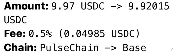 In the past, it was unprofitable to move small amounts ($10–$100) to PulseChain from Arbitrum, Base, or BNB Chain.

Users had to pay multiple fees:
•Gas fees
•Bridge or exchange withdrawal fees to ETH (which are expensive)
•ETH gas fees to PulseChain
•Plus, they needed to buy