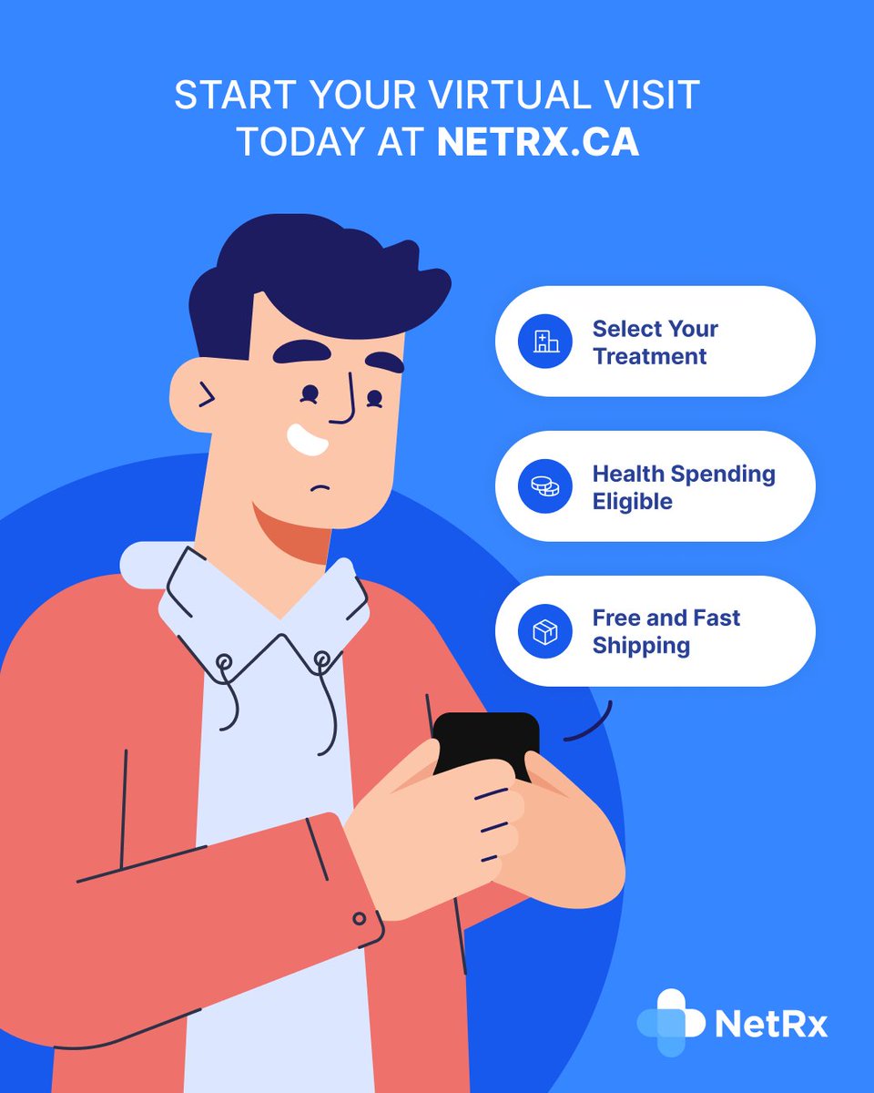NetRx_Canada's tweet photo. Start your Doctor's virtual visit today! Go to https://t.co/VWXMT4vVUE Canada's online doctors office 👩‍⚕️🇨🇦

#CanadaOnlineHealth #CanadaDoctor  #VirtualPharmacy https://t.co/ldEUNsaMfa