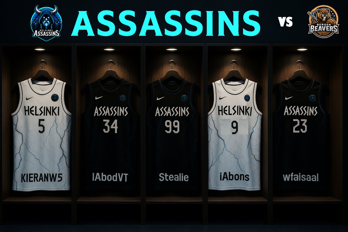 Helsinki Assassins (@kw5assassins) on Twitter photo <a href="/KW5Assassins/">Helsinki Assassins</a> in the <a href="/KW5League/">KW5 EU League</a> tonight !!
🆚 <a href="/BergenBeavers/">Bergen Beavers</a>
⏰ 8:45pm UK / 9:45pm CET
📺 twitch.tv/KW5League
<a href="/IAbodVT/">Abdullah</a>
<a href="/KieranW5/">Kieran Walker</a>
#Abonsn
#lfaisaal
<a href="/Stealie_/">AdamCease</a> <a href="/KW5Assassins/">Helsinki Assassins</a> in the <a href="/KW5League/">KW5 EU League</a> tonight !!
🆚 <a href="/BergenBeavers/">Bergen Beavers</a>
⏰ 8:45pm UK / 9:45pm CET
📺 twitch.tv/KW5League
<a href="/IAbodVT/">Abdullah</a>
<a href="/KieranW5/">Kieran Walker</a>
#Abonsn
#lfaisaal
<a href="/Stealie_/">AdamCease</a>