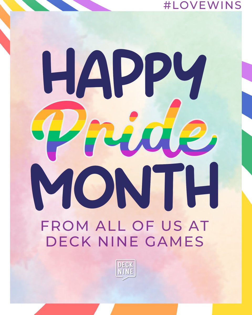 From all of us at Deck Nine Games, Happy Pride! 🌈 May this month be filled with love that knows no bounds ❤️