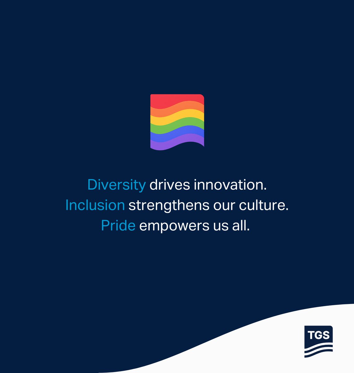 At TGS, energy starts with us — and so does inclusivity. As we kick off Pride Month, we recognize and celebrate the importance of being seen, heard and valued. When everyone belongs, we all move forward together.

#TGS #PrideMonth #InclusiveEnergy #EnergyStartsWithUs