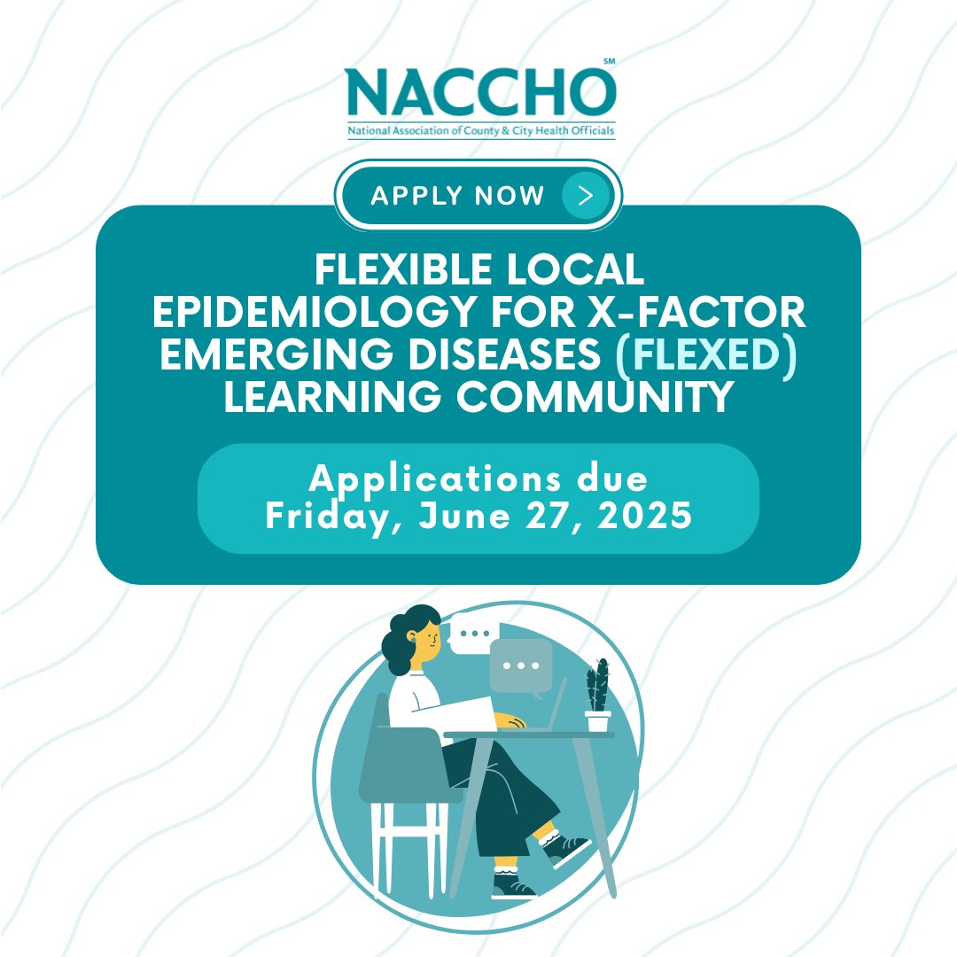 📢 Calling all LHDs! NACCHO’s Flexible Local Epidemiology for X-factor Emerging Diseases Learning Community is now open! Join expert-led webinars, network with peers &amp; boost your infectious disease response skills. Apply by June 27, 2025! Learn more: naccho.org/blog/articles/…