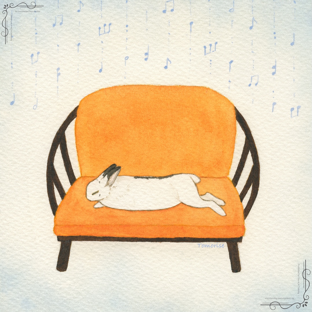 AtelierTomorise's tweet image. Let the gentle sounds of rain draw me into slumberland.
優しい雨音に誘われ、眠りの国へ。
