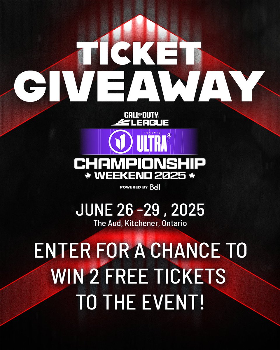 Raptors Uprising GC (@raptorsgc) on Twitter photo Our friends at <a href="/TorontoUltra/">Toronto Ultra</a> are hooking up the #6IX2K Community with FREE TICKETS for COD CHAMPS!
🎟️ Enter for your chance to win » bit.ly/RUGCxCDLGiveaw…
#CODChamps | #CDL2025 Our friends at <a href="/TorontoUltra/">Toronto Ultra</a> are hooking up the #6IX2K Community with FREE TICKETS for COD CHAMPS!
🎟️ Enter for your chance to win » bit.ly/RUGCxCDLGiveaw…
#CODChamps | #CDL2025