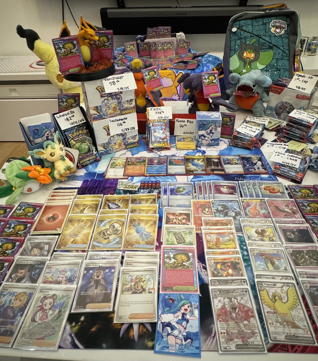Throwback to when Vstars rotated out! 📸
Grand Tree was such an underrated Ace Spec - loved pioneering its synergy with Charizard when most players overlooked it. Had some epic matches w/great players!
Been experimenting with different Ace Specs since that rotation. 🧪