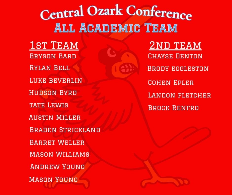 Congrats to these guys for getting in done in the classroom and making the COC All Academic Team.