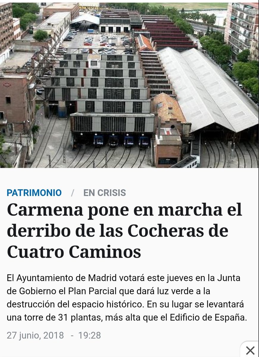 Pablo Carmona (@pblcarmona) on Twitter photo No se puede tener la cara más dura. <a href="/RitaMaestre/">Rita Maestre</a> <a href="/MasMadrid__/">Más Madrid</a> aprobó y defendió públicamente el plan de cocheras y su derribo en 2017/2018 <a href="/ecologistas/">Ecologistas en Acción</a> <a href="/cuatrocami97200/">Metropolitan Cuatrocaminos</a> <a href="/madridcyp/">MCyP / #SOSPatrimonio</a> <a href="/Unsereno/">El Sereno de Madrid - Sonia Taravilla</a> Sería más honesto pedir perdón. No se puede tener la cara más dura. <a href="/RitaMaestre/">Rita Maestre</a> <a href="/MasMadrid__/">Más Madrid</a> aprobó y defendió públicamente el plan de cocheras y su derribo en 2017/2018 <a href="/ecologistas/">Ecologistas en Acción</a> <a href="/cuatrocami97200/">Metropolitan Cuatrocaminos</a> <a href="/madridcyp/">MCyP / #SOSPatrimonio</a> <a href="/Unsereno/">El Sereno de Madrid - Sonia Taravilla</a> Sería más honesto pedir perdón.