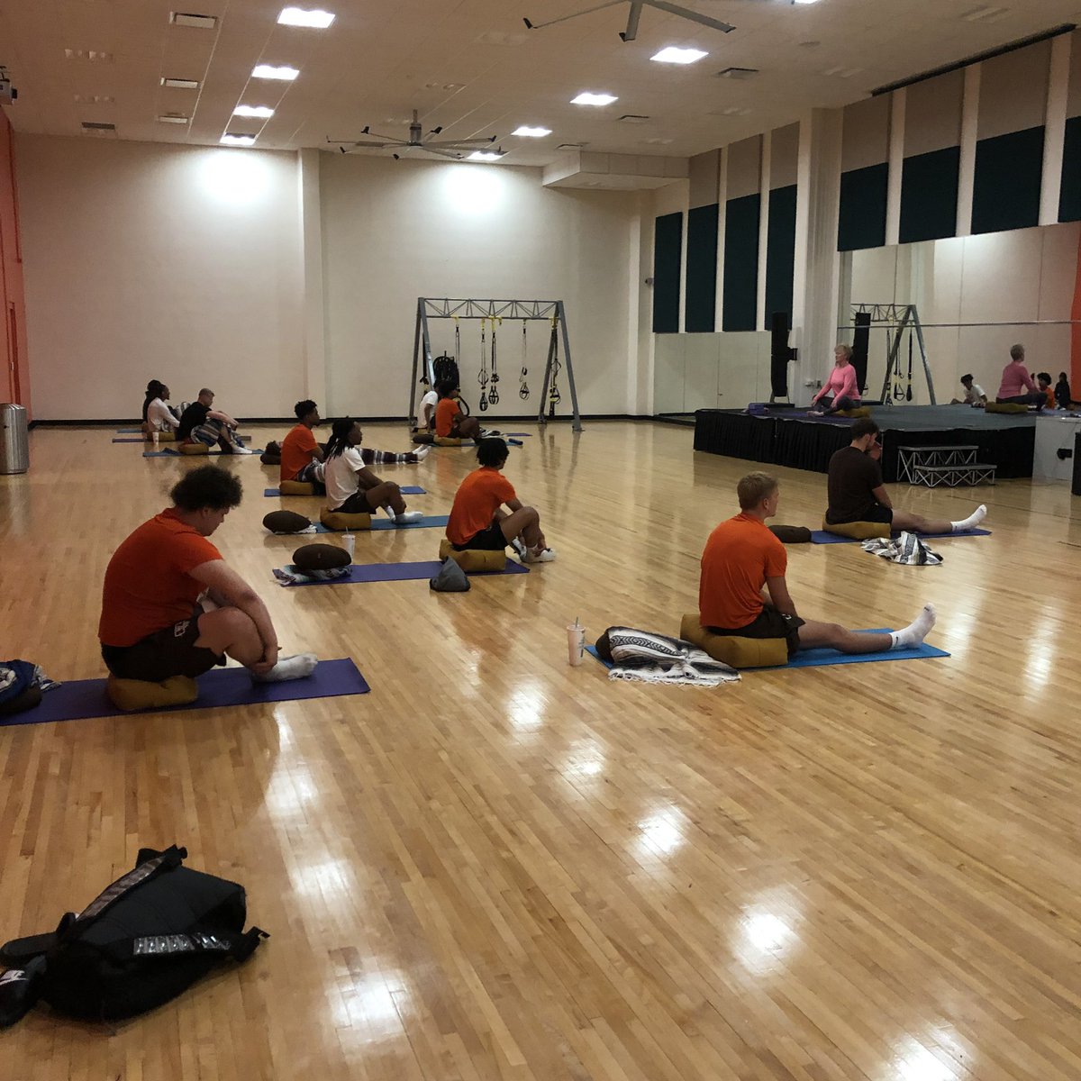 The Falcon basketball summer program is in motion! 

✅ Team Practice
✅ Strength &amp; Conditioning
✅ Yoga
