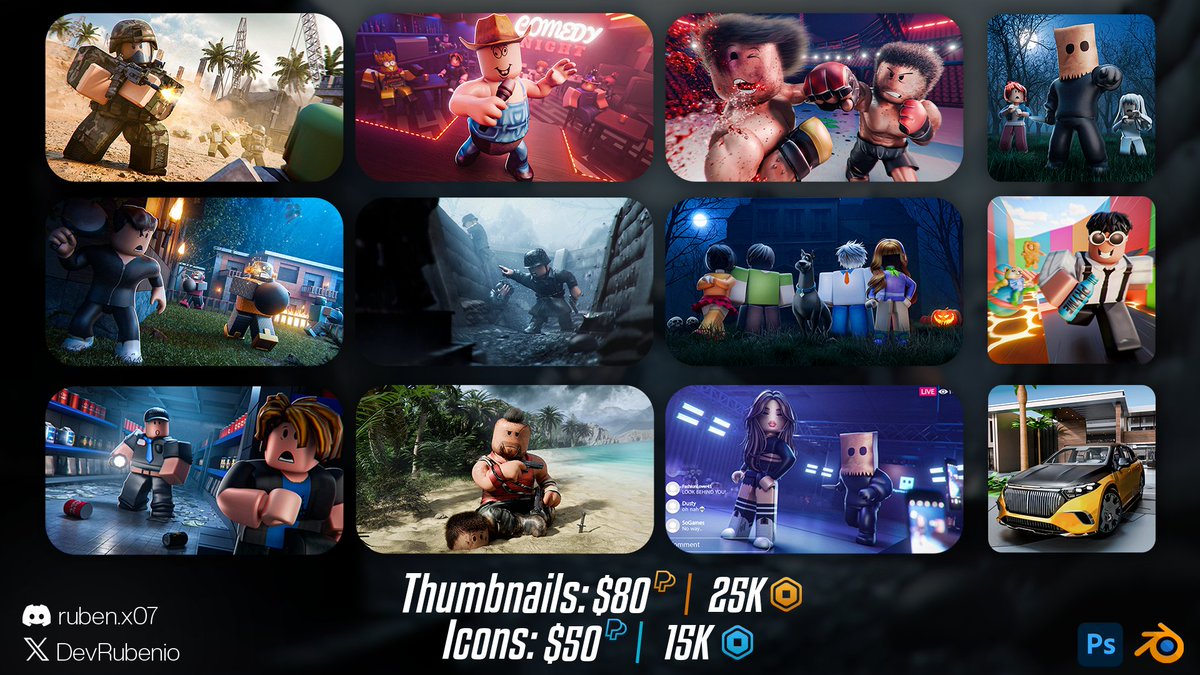 📌 New Commission Sheet!
📨 DM me on discord (ruben.x07) for orders! 
#ROBLOX #RobloxDev #robloxGFX
