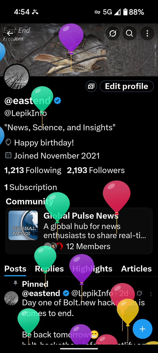 Nice to see balloons today 😀