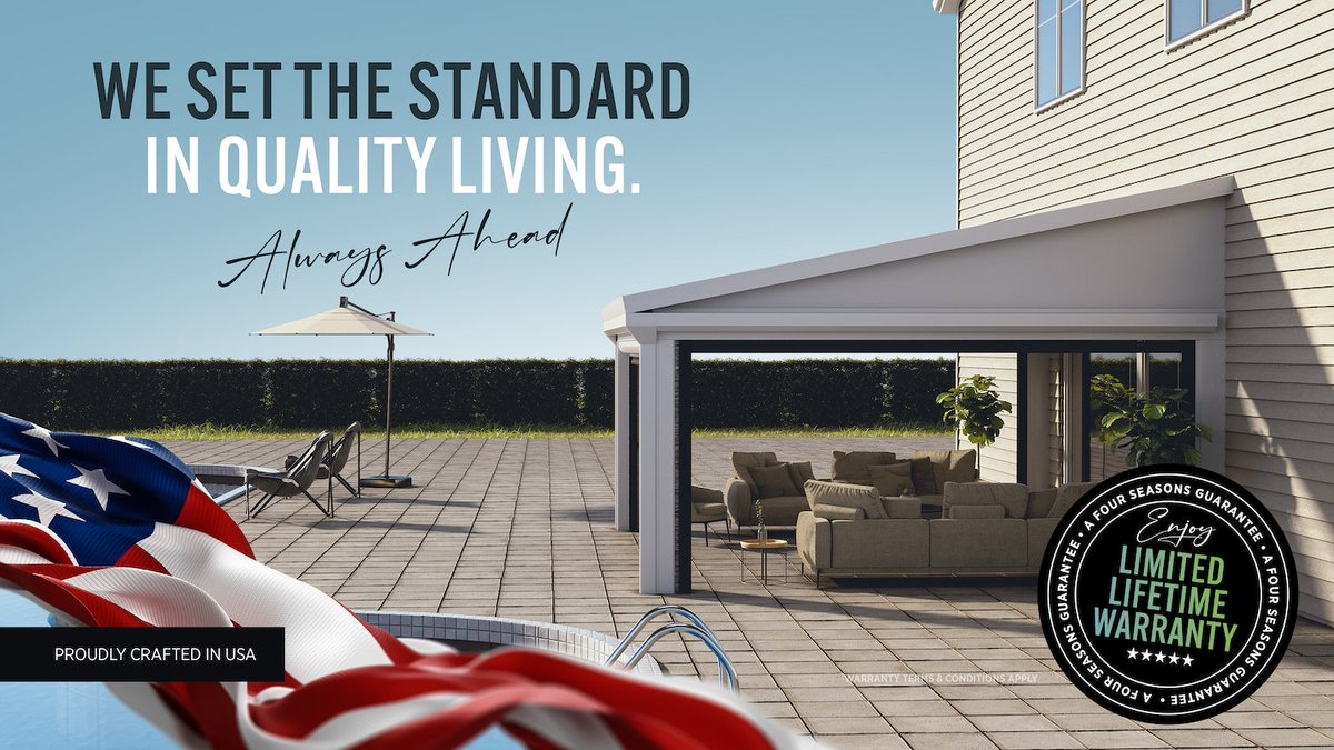 SunroomsWindows's tweet image. 🏡 Redefining quality living starts here. 🌟 Four Seasons sets the bar with innovative designs, unmatched craftsmanship, and spaces that inspire joy and connection.

#OutdoorElegance #DesignThatLasts #BuiltForYou #TransformYourSpace #CraftedWithCare #EndlessPossibilities