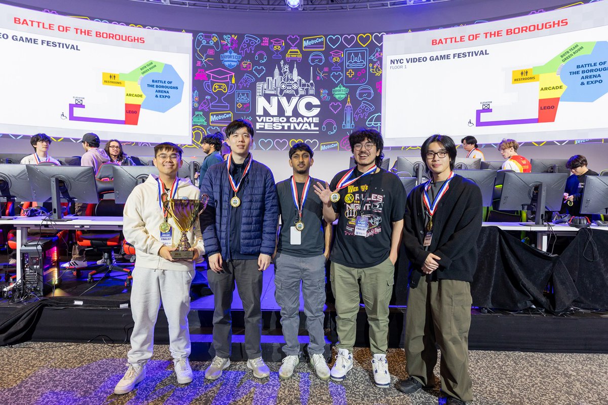 NYC Mayor's Office of Media & Entertainment (@madeinny) on Twitter photo Thanks to everyone for joining us for an incredible first-ever #NYCVideoGameFestival and this year's @minecraft Battle of the Boroughs challenge between @nycschools students, NYS collegiate esports competition with <a href="/CUNY/">The City University of New York</a> <a href="/SUNY/">SUNY - The State University of New York</a> and private institutions across the state! ๐งต Thanks to everyone for joining us for an incredible first-ever #NYCVideoGameFestival and this year's @minecraft Battle of the Boroughs challenge between @nycschools students, NYS collegiate esports competition with <a href="/CUNY/">The City University of New York</a> <a href="/SUNY/">SUNY - The State University of New York</a> and private institutions across the state! ๐งต