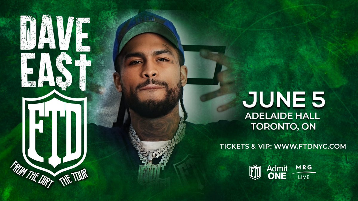 Just in: Rapper <a href="/DaveEast/">Dave East</a> will be hitting our stage for the From the Dirt Tour this Thursday, June 5th! 💥

Get your tickets now.
🎟️: bit.ly/4ip9nnX