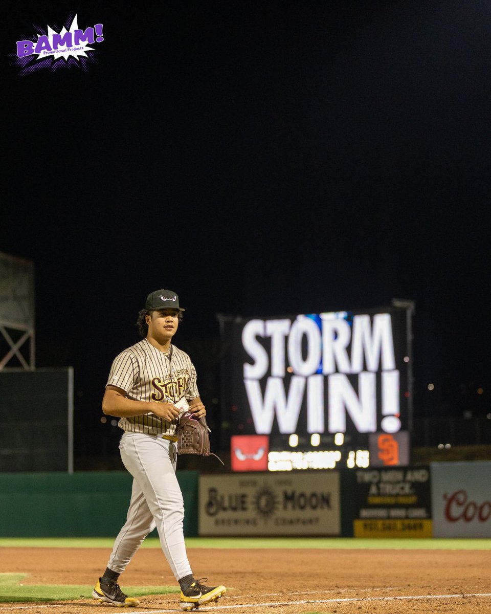 The BAMM Promotional Products Photo of the Week is a perfect shot of the best two words in baseball 

#StormWin #EmbraceTheStorm🌩️