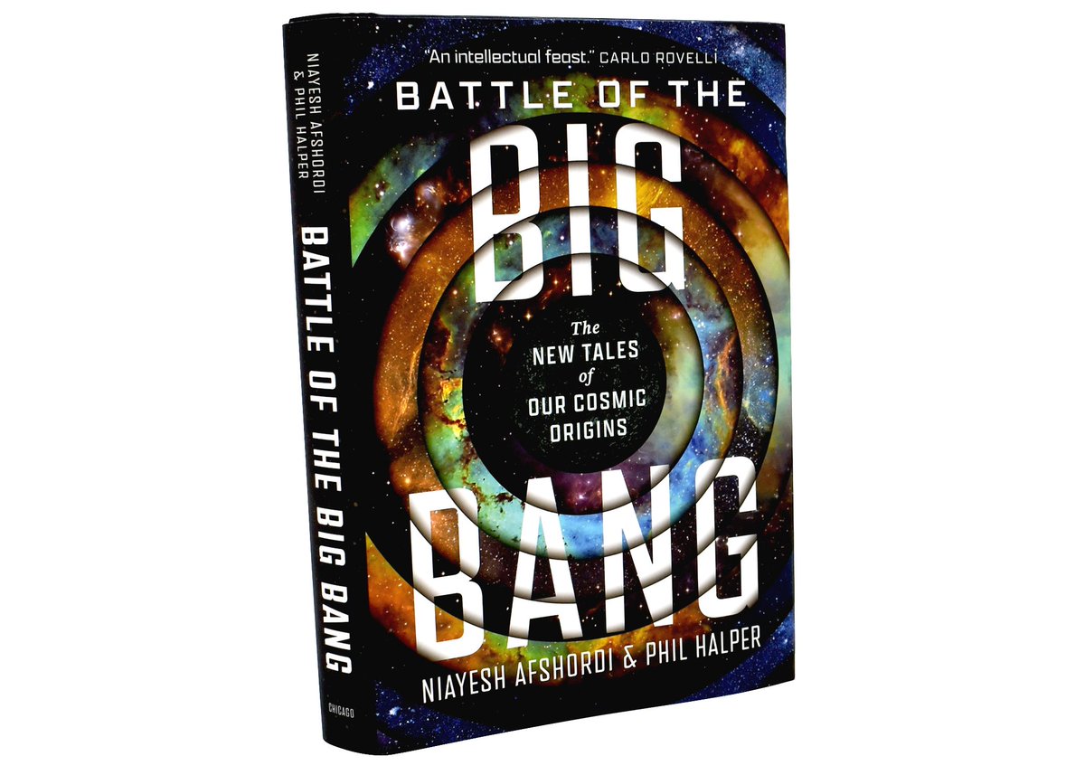 UChicagoPress (@uchicagopress) on Twitter photo OUT NOW! <a href="/nafshordi/">Niayesh Afshordi</a> & <a href="/skydivephil/">Phil Halper (aka Skydivephil)</a>'s Battle of the Big Bang explores cosmological origin stories that upend our very notions of space, time & reality. “An intellectual feast.”—Carlo Rovelli “A must-read.”—Sabine Hossenfelder “Excellent.”—Roger Penrose buff.ly/HpE3q2z OUT NOW! <a href="/nafshordi/">Niayesh Afshordi</a> & <a href="/skydivephil/">Phil Halper (aka Skydivephil)</a>'s Battle of the Big Bang explores cosmological origin stories that upend our very notions of space, time & reality. “An intellectual feast.”—Carlo Rovelli “A must-read.”—Sabine Hossenfelder “Excellent.”—Roger Penrose buff.ly/HpE3q2z