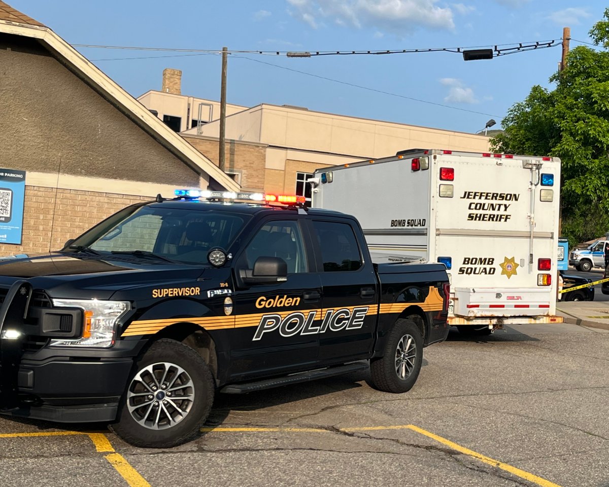 It takes a team to protect a community—and in Golden, our partners always answer the call. Last week, Golden Fire, Arvada Fire’s Hazmat team, &amp; Jefferson County Sheriff’s Bomb Squad worked together under a unified command to safely manage a hazardous situation near 9th Street.
