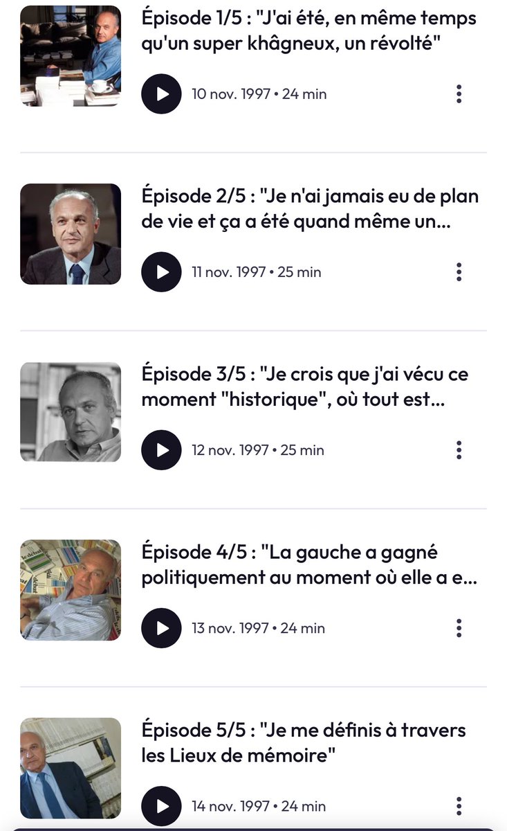 Pierre Nora, une aventure intellectuelle et éditoriale
 
En 1997, Pierre Nora se livrait au micro d’À voix nue 

radiofrance.fr/franceculture/…